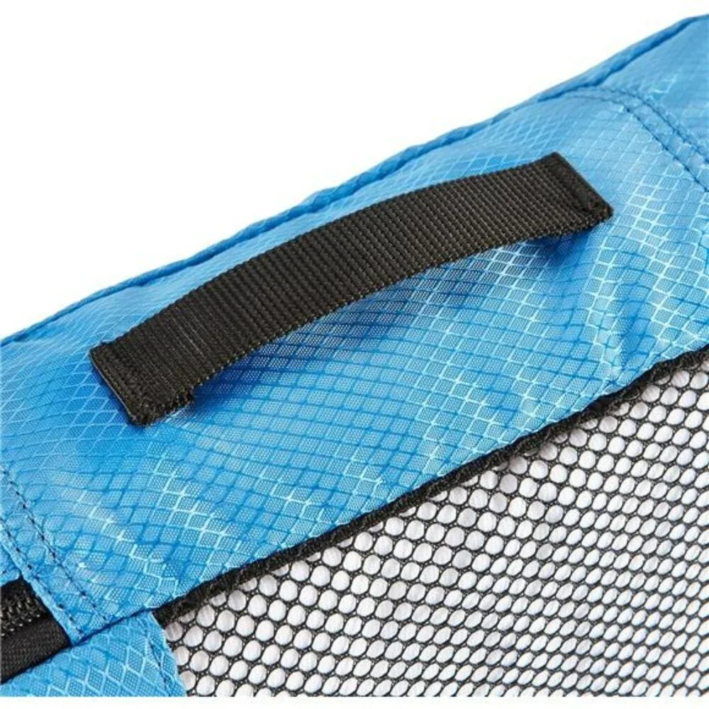 Sky blue packing cubes set of 4 travel organizers lightweight polyester luggage
